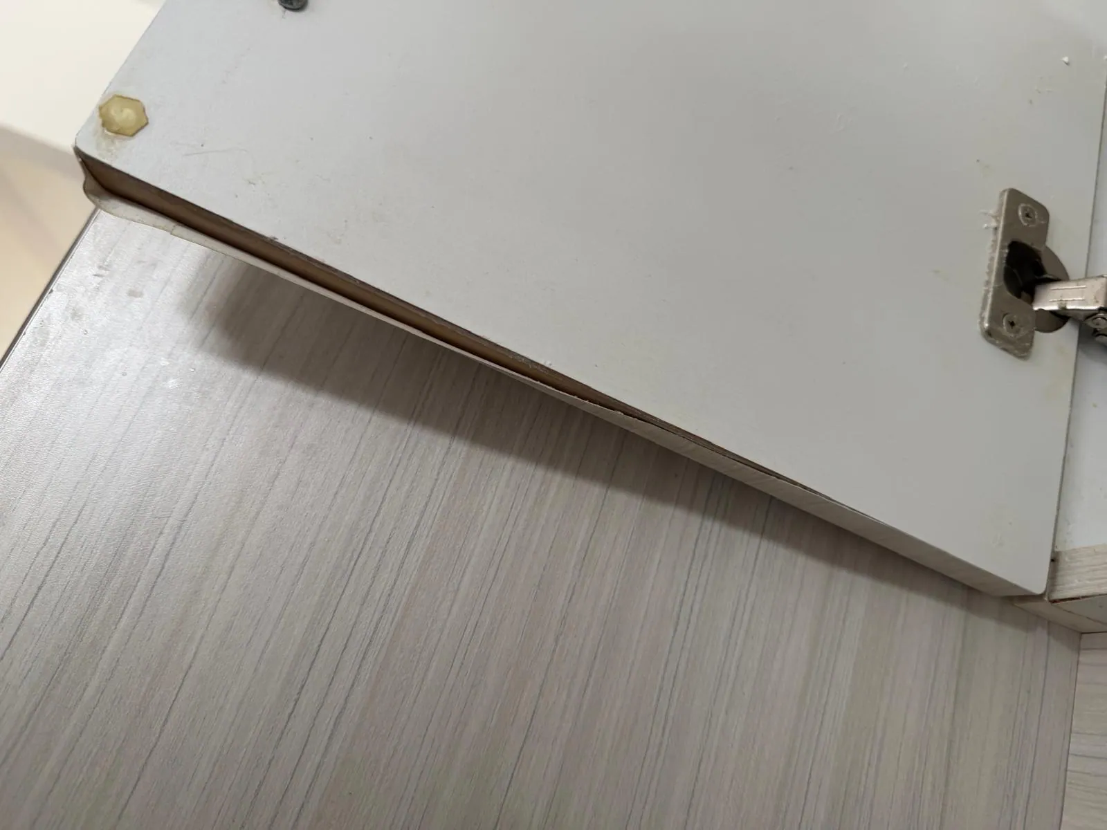 Kitchen cabinet interior requiring repair in Thornhill