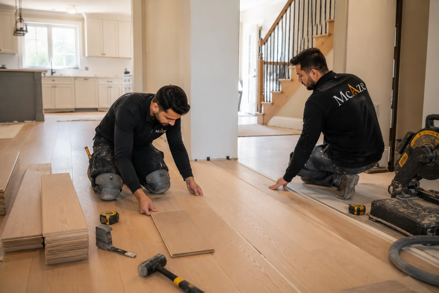 Flooring service by McAze