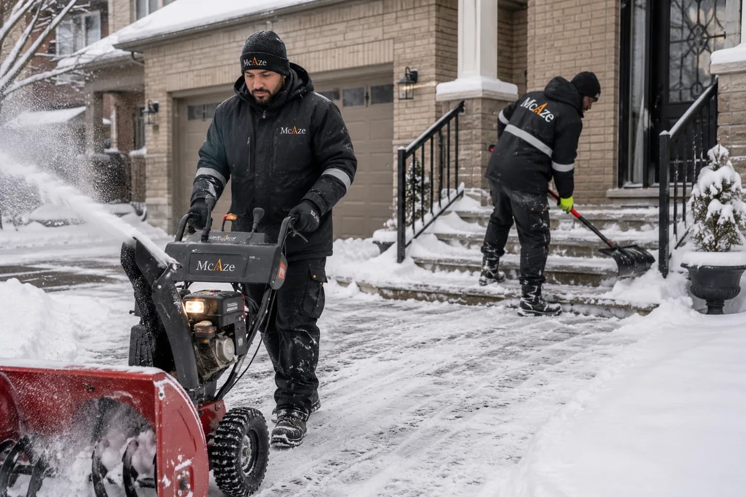 Snow Removal service by McAze