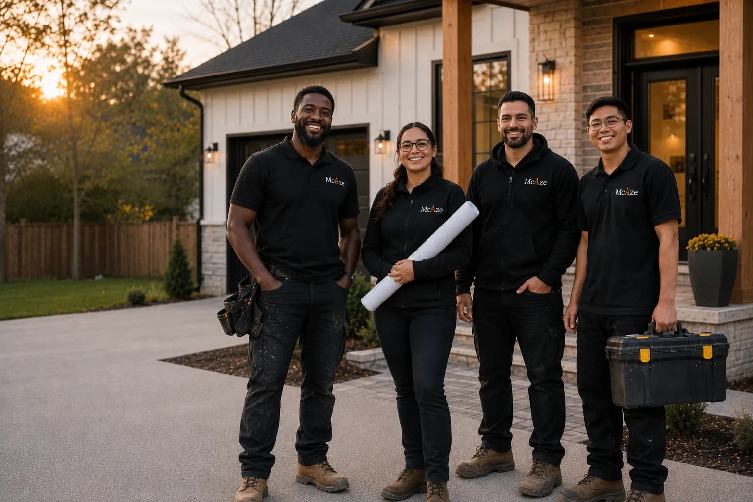 McAze construction and renovation team